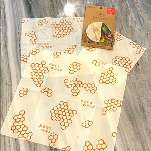Bees Wrap Reusable Food Wraps NIB new!